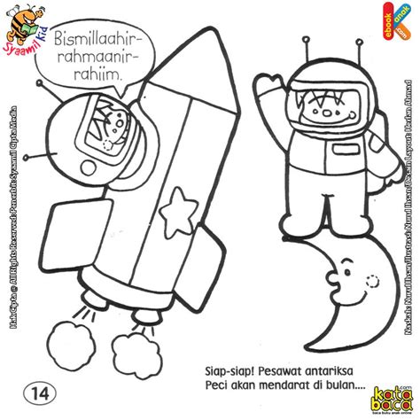 Gambar Mewarnai Astronot - 56+ Koleksi Gambar