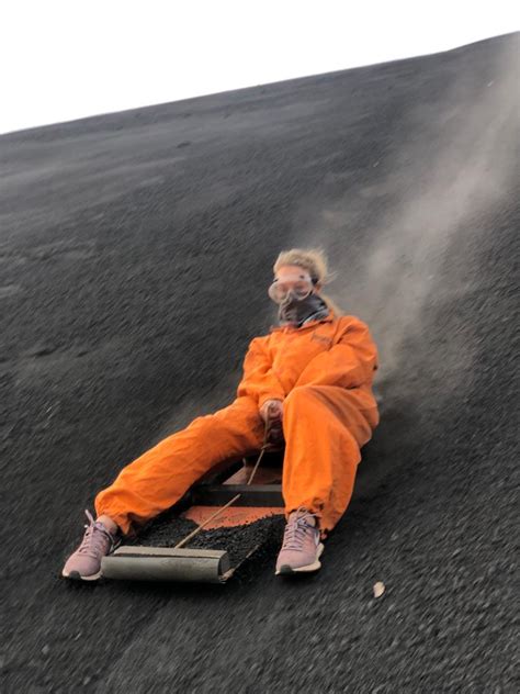 Volcano boarding in Nicaragua: 'People love it' | Kinute