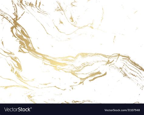 White and gold marble pattern Royalty Free Vector Image