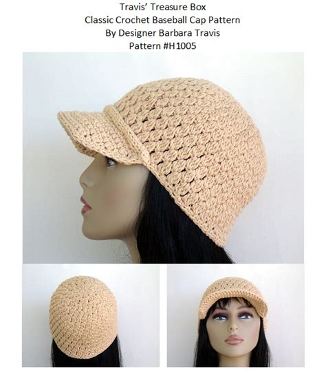 Classic Crochet Baseball Cap | Crochet, Crochet hats, Crochet scarves