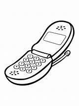 Coloriage Un Téléphone  Télécharger Et Imprimer Gratuit Sur sketch template