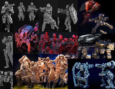 CYBERPUNK MİNİATURES Tabletop Miniatures RPG Miniatures Dnd - Etsy