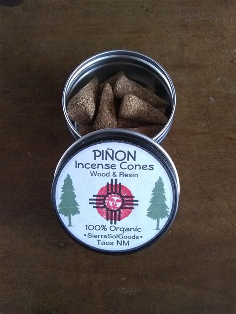 Piñon Incense Cones-piñon Resin-piñon Wood-herbal Root-hand | Etsy