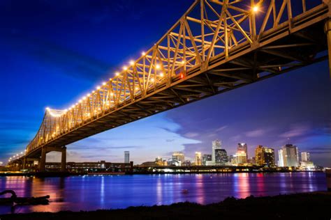 New Orleans Skyline at Night, Louisiana, USA — American Coatings Association