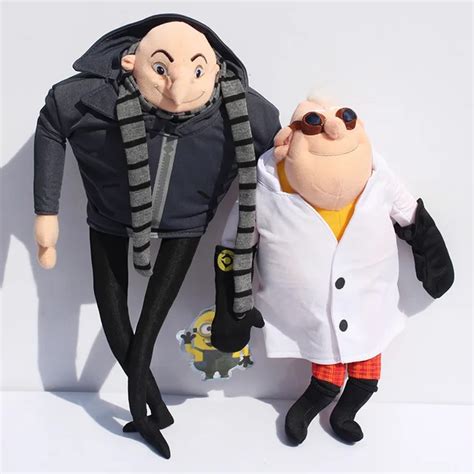 2pcs/lot Despicable Me 2 Plush Toy Minions Toys 15'' Gru Villain Papa ...