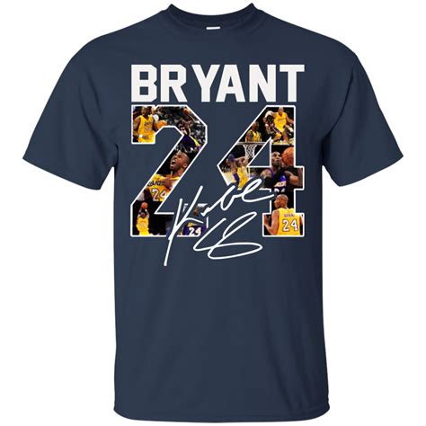 Kobe Bryant 24 Signature Shirt, Hoodie, Tank | Allbluetees.com