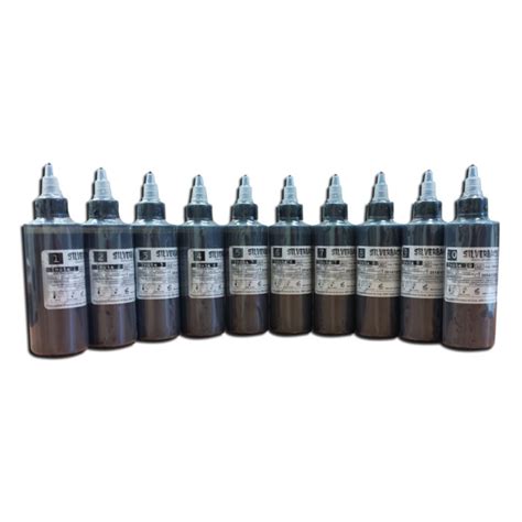 Silverback Ink INSTA 10 Shades Grey Wash Set of 10 – tattgear.com