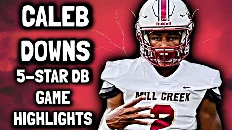 Alabama 5-Star DB commit Caleb Downs goes OFF in first game | GAME ...