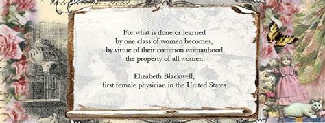 Elizabeth Blackwell Quotes. QuotesGram