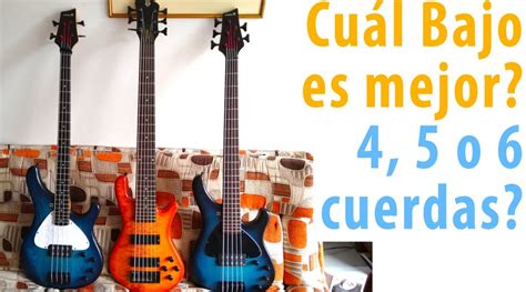 Cuál Bajo es mejor: 4, 5 o 6 cuerdas? Mira y escucha las diferencias en ...