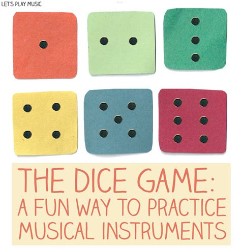 First Piano Lessons: The Dice Game - Let's Play Music