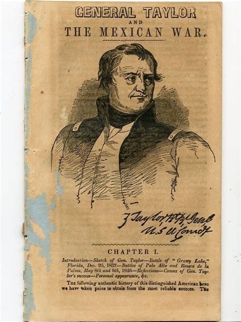 PAMPHLET GENERAL (ZACHARY) TAYLOR AND THE MEXICAN WAR (1847) | Mexican american war, Mexican war ...