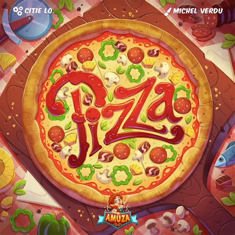 Pizza - Board game visual development :: Behance