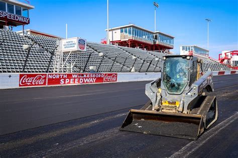 Repave under way of iconic North Wilkesboro Speedway