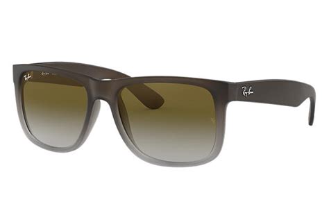 Ray-Ban Justin Classic RB4165 Brown - Nylon - Green Lenses - 0RB4165854/7Z55 | Ray-Ban® USA