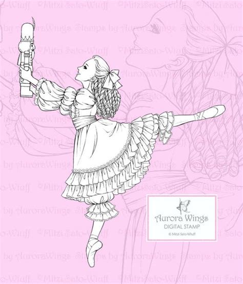 PNG Digital Stamp Clara The Nutcracker Ballet Clara in | Etsy