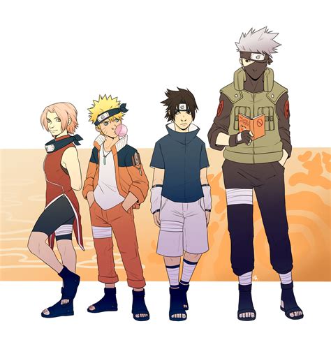 Naruto - Team 7 by MayhWolf on DeviantArt