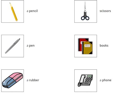 English is FUNtastic: English Words for Classroom Objects - Click on ...