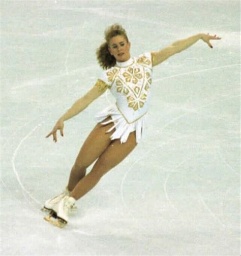 Tonya Harding performing her free skate during the U.S. Figure Skating ...