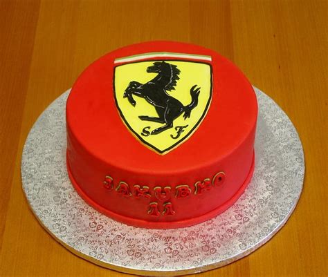 Ferrari Birthday Cake - Decorated Cake by Framona cakes ( - CakesDecor