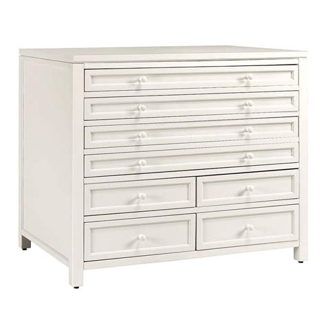 Martha Stewart Living Craft Space 42 in. W 8-Drawer Flat-File Cabinet ...