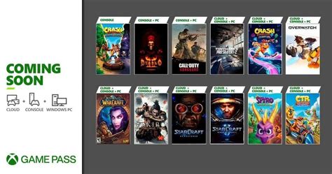 Juegos de Activision Blizzard que llegarán a Game Pass