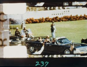 [Frame 313 of 8mm home movie of assassination of John F. Kennedy ...