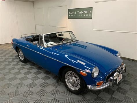 1972 MGB ROADSTER. MINERAL BLUE WITH BLACK TRIM. NICE DRIVING CAR ...