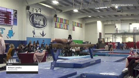 Allison Landry - Beam, Pearland Elite - 2021 Region 3 Women's Championships