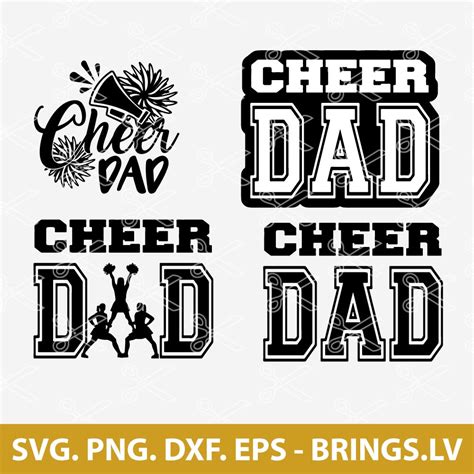 Cheer Dad SVG | Cheerleader SVG | PNG | DXF | EPS