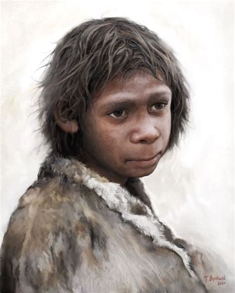 Tom Björklund en Instagram: “Neanderthal boy. #painting #illustration # ...