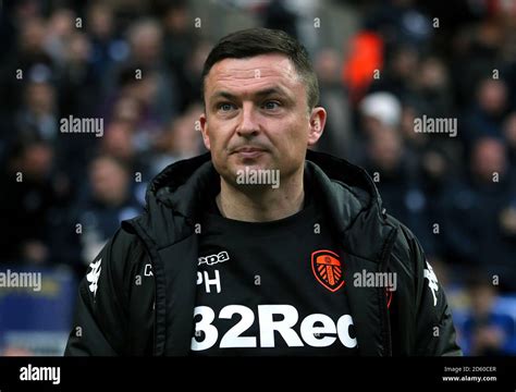 Leeds United manager Paul Heckingbottom Stock Photo - Alamy