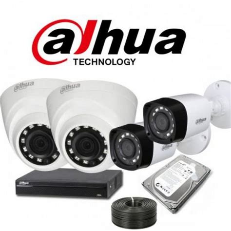 Dahua A complete (HD) 1080P 4 Camera installation Kit | Instok Kenya