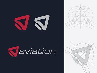 "A" For Aviation Logo Concept with Golden Ratio by Alper Yıldız on Dribbble