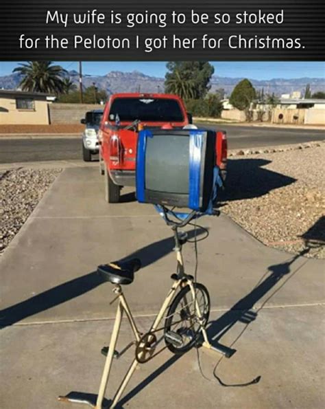 DIY Peloton bike | Bike humor, Bicycle humor, Disney plus