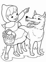 Coloring Pages For Little Red Riding Hood Coloring sketch template