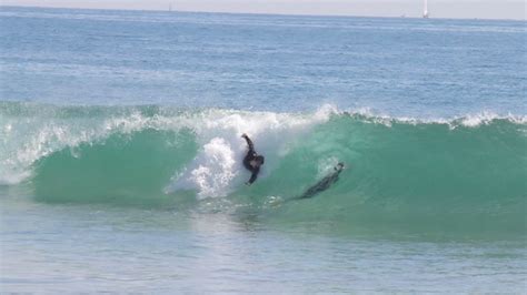 Body Surfing 🌊 Newport Point - YouTube