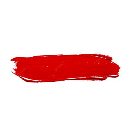 Premium Photo | Stroke of bright red paint