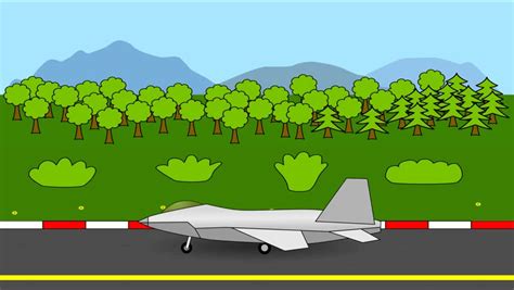 Cartoon Of Airplane Taking Off Stock Footage Video 1829927 - Shutterstock