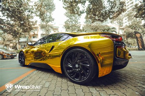 BMW i8 - Gold chrome | Wrapstyle