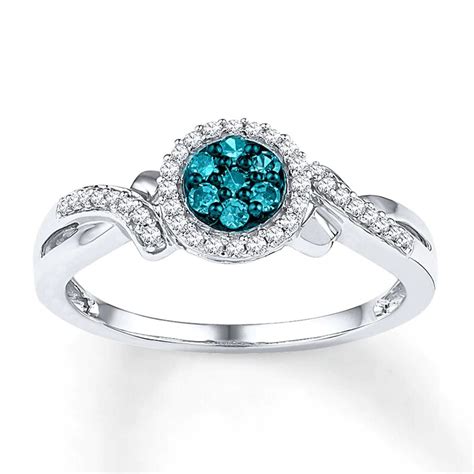 8 Blue Diamond Engagement Rings We Love - Ring Goals