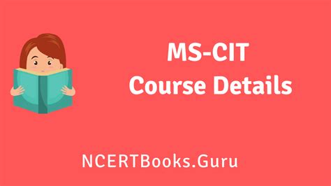 MS-CIT Course Details | Eligibility, Fee, Syllabus, Admission, Job Profiles