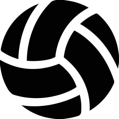 Printable Volleyball Stencil