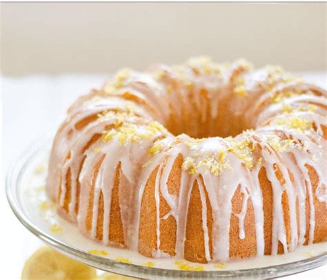 Super moist buttermilk lemon pound cake with glaze Recipe | Just A ...