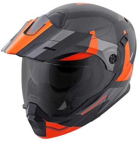 Scorpion EXO-AT950 Helmet Flip Up Modular Dual Sport Adventure ADV DOT ...