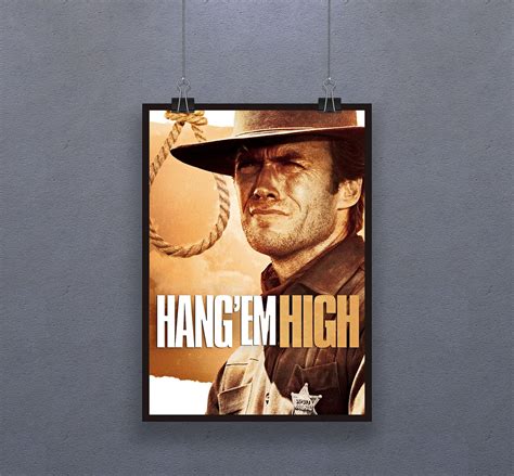 Hang 'em High 1968 Poster American Deluxe Color - Etsy