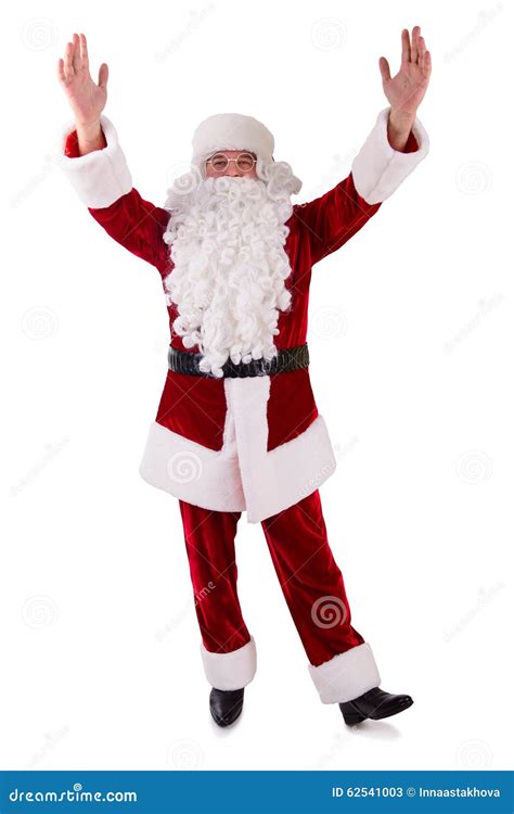 Santa Claus hands up stock image. Image of beard, gift - 62541003