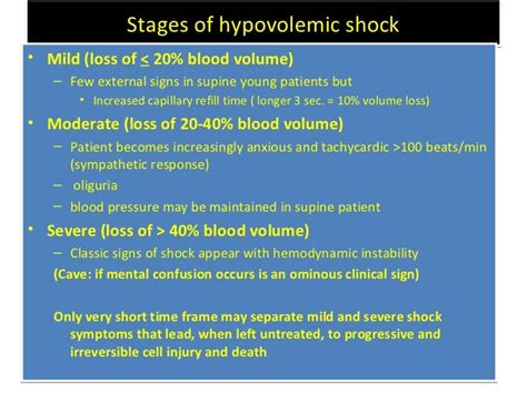 Physiology shock