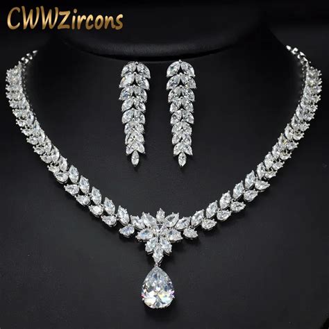 Aliexpress.com : Buy CWWZircons Luxury Bridal Costume Jewelry Big ...