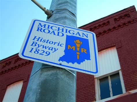 Hoosier Happenings: Historic Michigan Road signs are popping up!